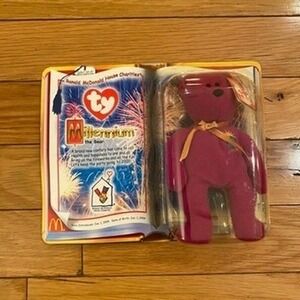 Ty Beanie Baby Millennium Bear McDonald's 2000 Collectible Plush Toy
